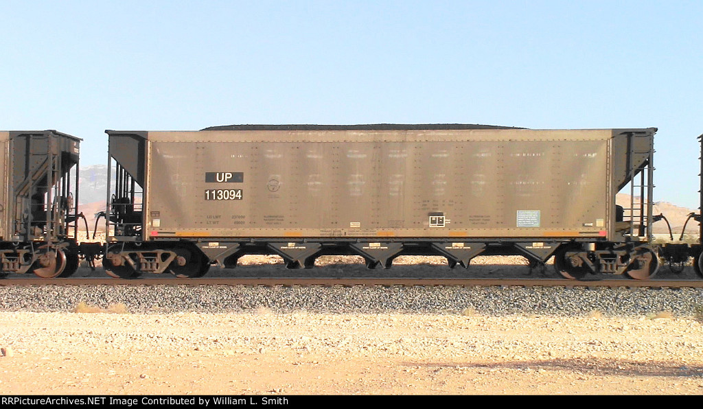 WB Loaded Coal Hooper Frt at Erie NV W-Pshr -49